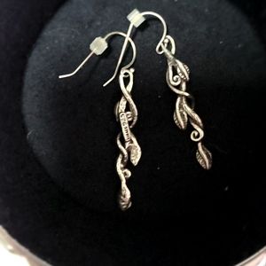.925 Sterling Silver Dangling Earrings